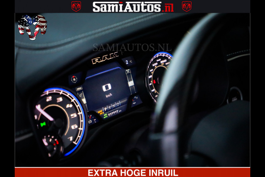 Dodge Ram 1500 LIMITED SPORT | 5.7 V8 HEMI 402PK | MEEST VOLLE LIMITED | PRACHTIGE KLEUR GRANITE CRYSTAL PEARL | CREW CAB | DUBBELE CABINE DC 5 PERSOONS | CREW CAB 5 PERSOONS | DUBBELE CABINE DC | MEEST ROYALE EN COMFORTABELE BEDRIJFSAUTO | HEAD-UP | LUCHTVERING | RONDOM CAMERA | MWK KLEP | PANORAMA DAK |