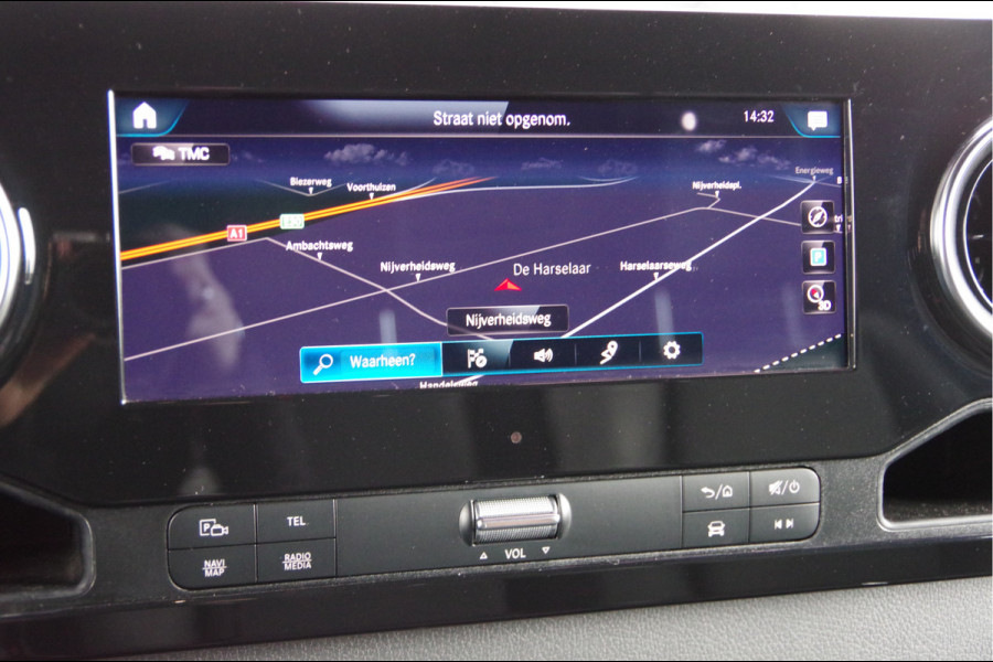 Mercedes-Benz Sprinter 519 3.0 CDI V6 L2H1 N1, AUT. LED, LEDER, DUBBELLUCHT, STOELVERWARMING, ELEKTR. SCHUIFDEUR, MBUX 10'', CAMERA, NAVI, CRUISE, CLIM