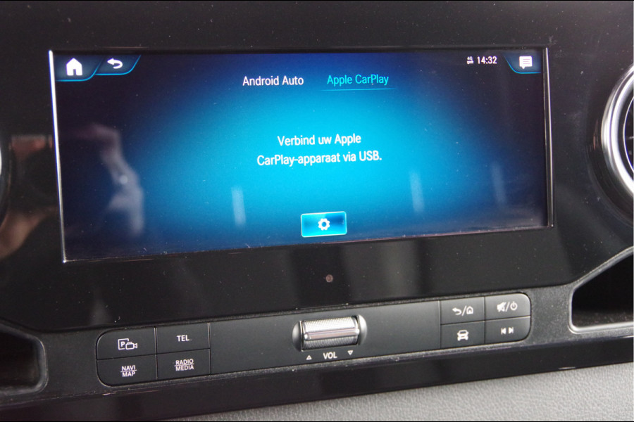 Mercedes-Benz Sprinter 519 3.0 CDI V6 L2H1 N1, AUT. LED, LEDER, DUBBELLUCHT, STOELVERWARMING, ELEKTR. SCHUIFDEUR, MBUX 10'', CAMERA, NAVI, CRUISE, CLIM