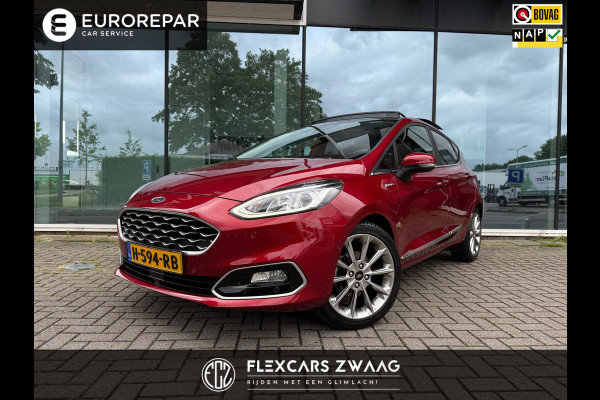 Ford Fiesta 1.0 EcoBoost 125pk Vignale - Schuif/panorama - Leder - Navi - Org.NL