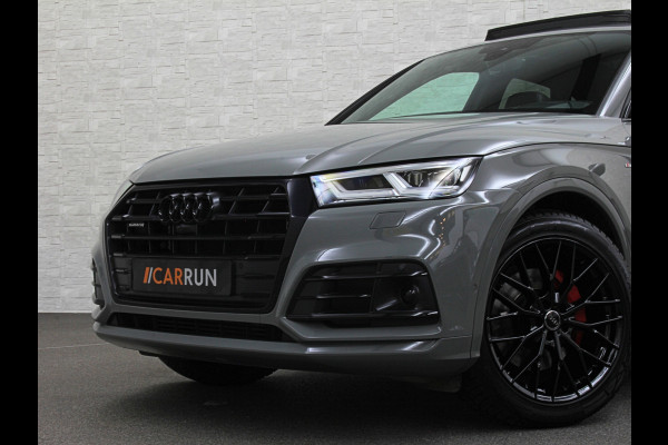 Audi Q5 55 367pk S Competition | Luchtvering | ACC | 360 Camera | B&O | Headup | Lane & Side Assist | RS Ruitpatroon leder | Panoramadak | Afnb. Trekhaak | Autom. Parkeerfunctie | Sportstoelen | Bovag garantie! | Quantum Grau | 12-2019.