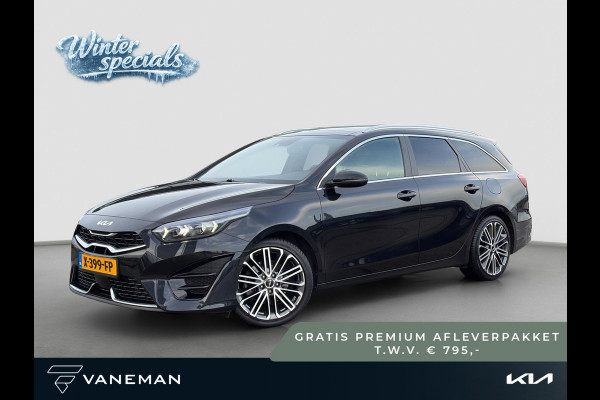 Kia Ceed Sportswagon 1.5 T-GDi GT-PlusLine Automaat | Panoramadak | Leder/Alcantara | Camera | Navi | Stuur-/Stoelverwarming | 18” Velgen | Clima | Key-Less | PDC | Cruise | LED |