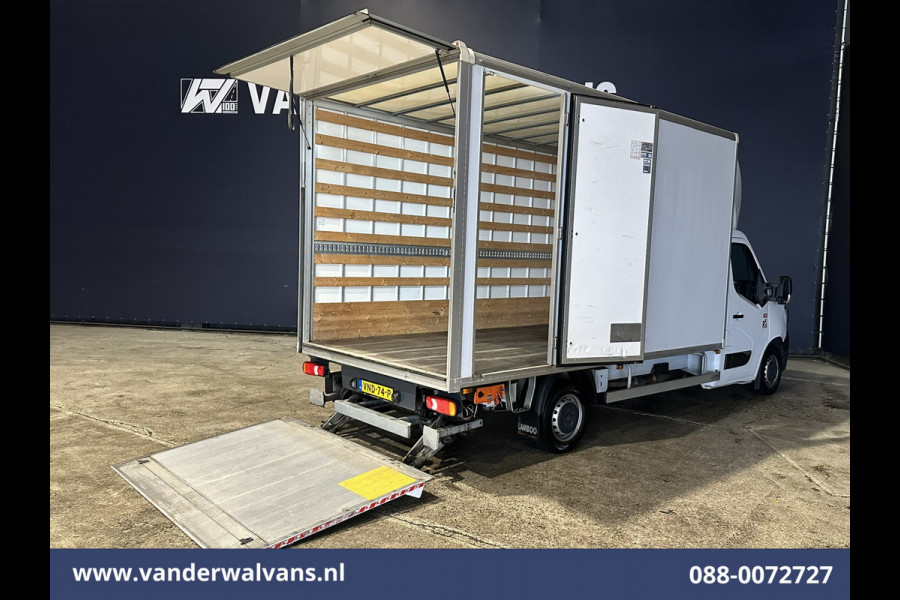 Renault Master 2.3 dCi 146pk Bakwagen 232cm Hoog Laadklep Zijdeur Euro6 Airco | Cruisecontrol | Lat om Lat betimmering Bijrijdersbank