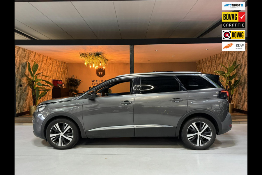 Peugeot 5008 1.6 e-THP GT-Line 7P Garantie Pano Memory Leder Blindspot StoelVW Elek Achterklep Cruise Navi Clima Led Lane Rijklaar