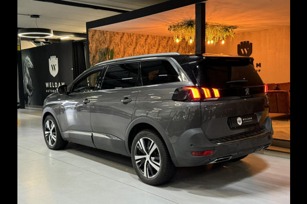 Peugeot 5008 1.6 e-THP GT-Line 7P Garantie Pano Memory Leder Blindspot StoelVW Elek Achterklep Cruise Navi Clima Led Lane Rijklaar