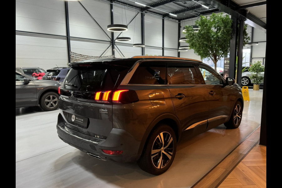 Peugeot 5008 1.6 e-THP GT-Line 7P Garantie Pano Memory Leder Blindspot StoelVW Elek Achterklep Cruise Navi Clima Led Lane Rijklaar