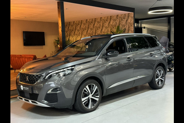 Peugeot 5008 1.6 e-THP GT-Line 7P Garantie Pano Memory Leder Blindspot StoelVW Elek Achterklep Cruise Navi Clima Led Lane Rijklaar