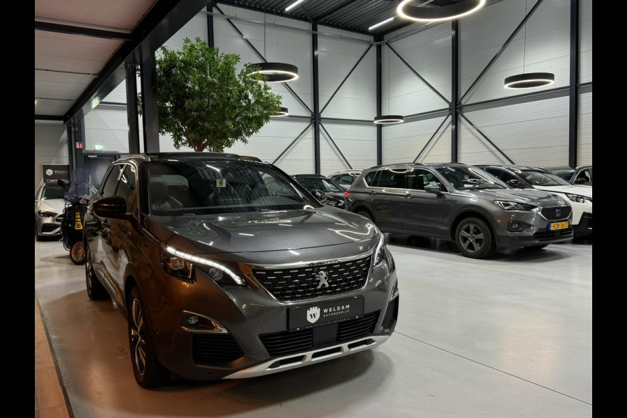 Peugeot 5008 1.6 e-THP GT-Line 7P Garantie Pano Memory Leder Blindspot StoelVW Elek Achterklep Cruise Navi Clima Led Lane Rijklaar