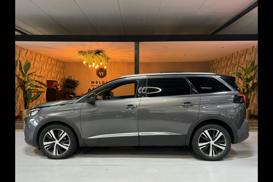 Peugeot 5008 1.6 e-THP GT-Line 7P Garantie Pano Memory Leder Blindspot StoelVW Elek Achterklep Cruise Navi Clima Led Lane Rijklaar