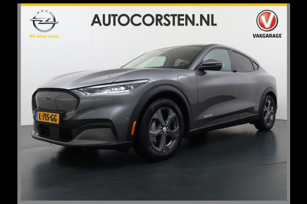 Ford Mustang Mach-E RWD 75kWh Leer (semi-)Autopilot PanoDak Trekhaak 360°Topview-Camera Adaptive-Cruise-Control Apple Carplay B&O®-Hifi 18" E DAB Lane-Assist Keyless-go Autonomous Emergency Braking ESP ASR Verkeersbordherkenning Vermoeidheidsherkenning Dodehoek-Detector 1e Eigenaar Origineel Nederlandse Auto Nieuwprijs €50.424