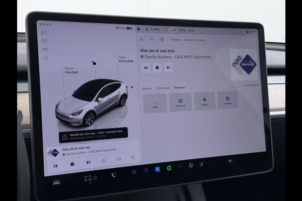 Tesla Model Y Long Range AWD 75kWh Trekhaak SOH 91% Warmtepomp Autopilot Leder Panoramadak Elektr.Stuur+Stoel+Verwarmd Navi Ecc Premium Audio  4WD Camera's Elektr.AchterKlep Parkeer Assistent Sentry-Mode Bluetooth Dodehoek detector Connected services AMD-Ryzen Processor™ 1e Eigenaar 1.600kg Trekvermogen Origineel Nederlandse Auto Garantie op Batterij en Motor tot 29-6-2030 max. 192.000km