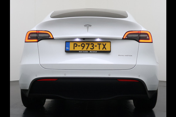 Tesla Model Y Long Range AWD 75kWh Trekhaak SOH 91% Warmtepomp Autopilot Leder Panoramadak Elektr.Stuur+Stoel+Verwarmd Navi Ecc Premium Audio  4WD Camera's Elektr.AchterKlep Parkeer Assistent Sentry-Mode Bluetooth Dodehoek detector Connected services AMD-Ryzen Processor™ 1e Eigenaar 1.600kg Trekvermogen Origineel Nederlandse Auto Garantie op Batterij en Motor tot 29-6-2030 max. 192.000km
