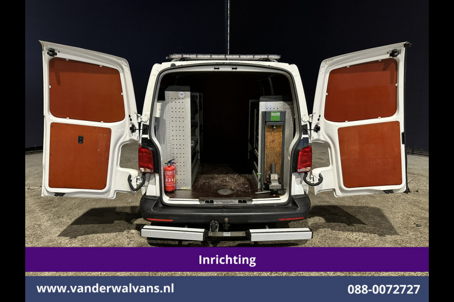 Volkswagen Transporter 2.0 TDI 150pk L2H1 Inrichting Euro6 Airco | Omvormer | Camera | Apple Carplay | 2500kg Trekhaak Android Auto, Cruisecontrol, Parkeersensoren