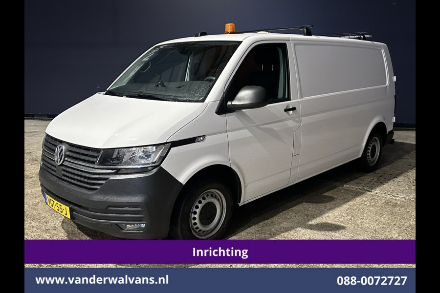 Volkswagen Transporter 2.0 TDI 150pk L2H1 Inrichting Euro6 Airco | Omvormer | Camera | Apple Carplay | 2500kg Trekhaak Android Auto, Cruisecontrol, Parkeersensoren