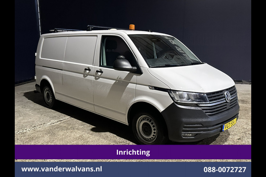 Volkswagen Transporter 2.0 TDI 150pk L2H1 Inrichting Euro6 Airco | Omvormer | Camera | Apple Carplay | 2500kg Trekhaak Android Auto, Cruisecontrol, Parkeersensoren
