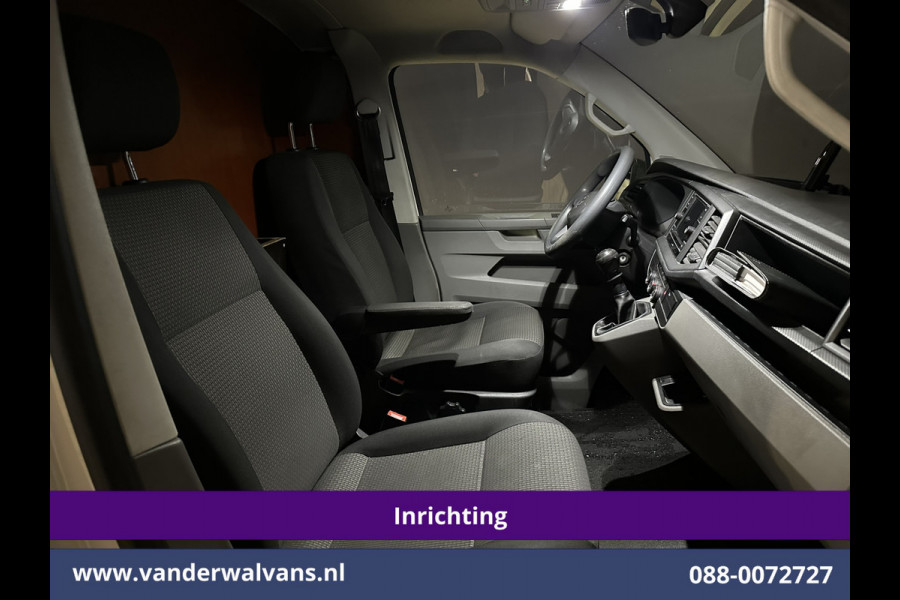 Volkswagen Transporter 2.0 TDI 150pk L2H1 Inrichting Euro6 Airco | Omvormer | Camera | Apple Carplay | 2500kg Trekhaak Android Auto, Cruisecontrol, Parkeersensoren