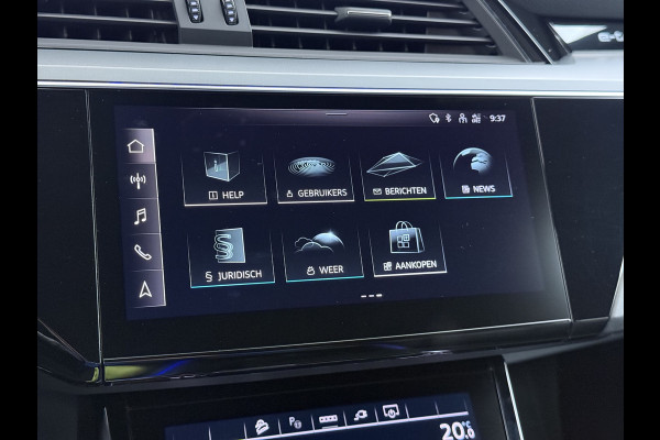 Audi e-tron 50 Quattro 71kWh SOH 90% Leder Camera Panoramadak Adap.Cruise Apple Carplay Android Auto Business Edition Plus Elek.Stoelen Memory Elek.Achterklep Stoelverwarming Led Lmv 21" Optiek-pakket zwart Origineel Nederlandse Auto