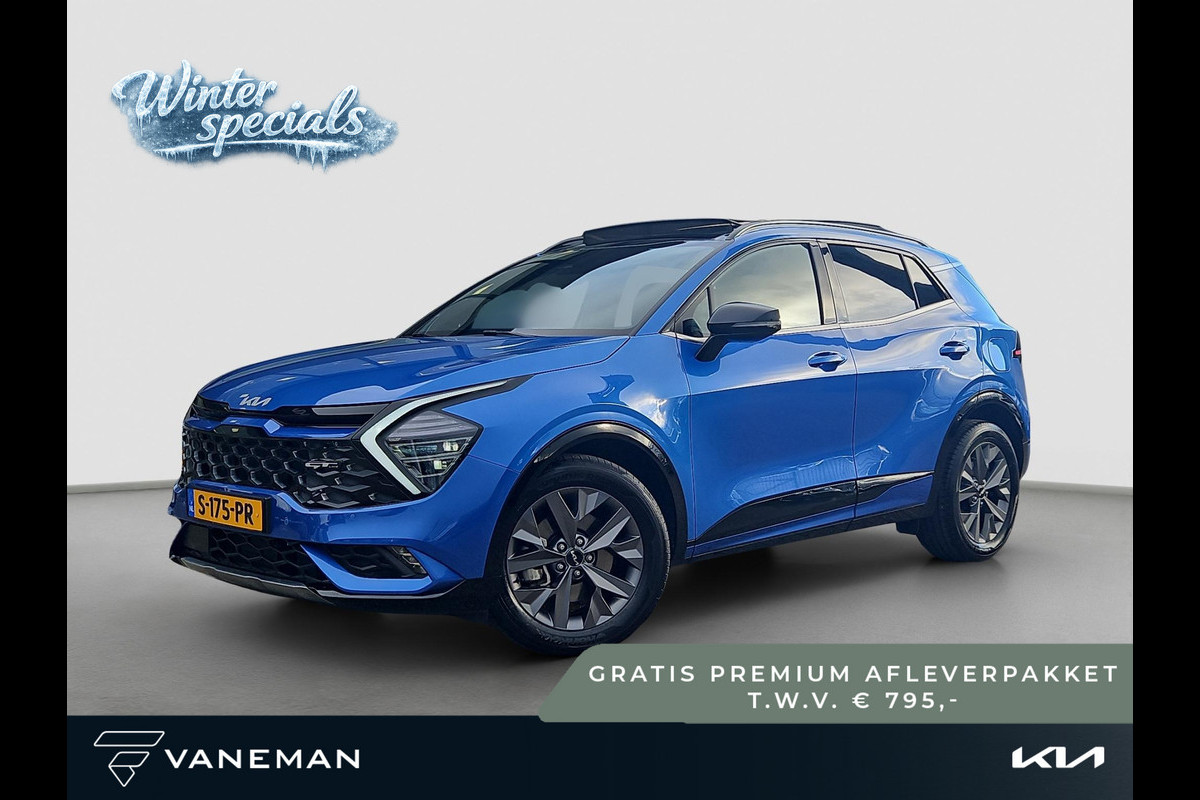 Kia Sportage 1.6 T-GDi Hybrid GT-Line | Adapt. Cruise | Stoel- en Stuurverwarming | Pano Schuif/Kanteldak | Elektr. Voorstoelen |