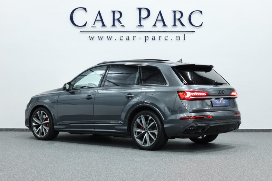 Audi Q7 60 TFSI e quattro Competition 456+PK BTW/S-LINE/VIRTUAL/SFEER/BOSE/LUCHT/LEER+S.VERWARMING/21" LMV/ACC/ECC/12 MND GARANTIE