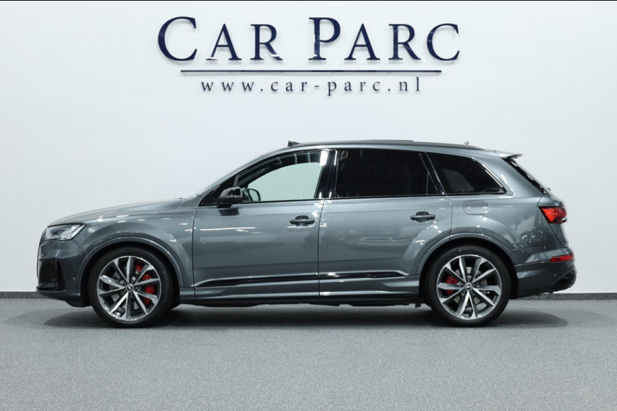 Audi Q7 60 TFSI e quattro Competition 456+PK BTW/S-LINE/VIRTUAL/SFEER/BOSE/LUCHT/LEER+S.VERWARMING/21" LMV/ACC/ECC/12 MND GARANTIE