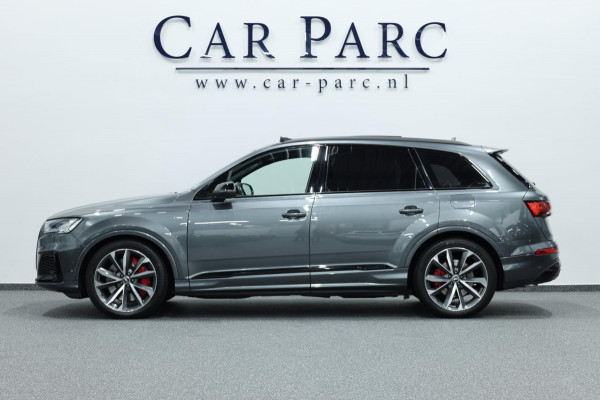 Audi Q7 60 TFSI e quattro Competition 456+PK BTW/S-LINE/VIRTUAL/SFEER/BOSE/LUCHT/LEER+S.VERWARMING/21" LMV/ACC/ECC/12 MND GARANTIE