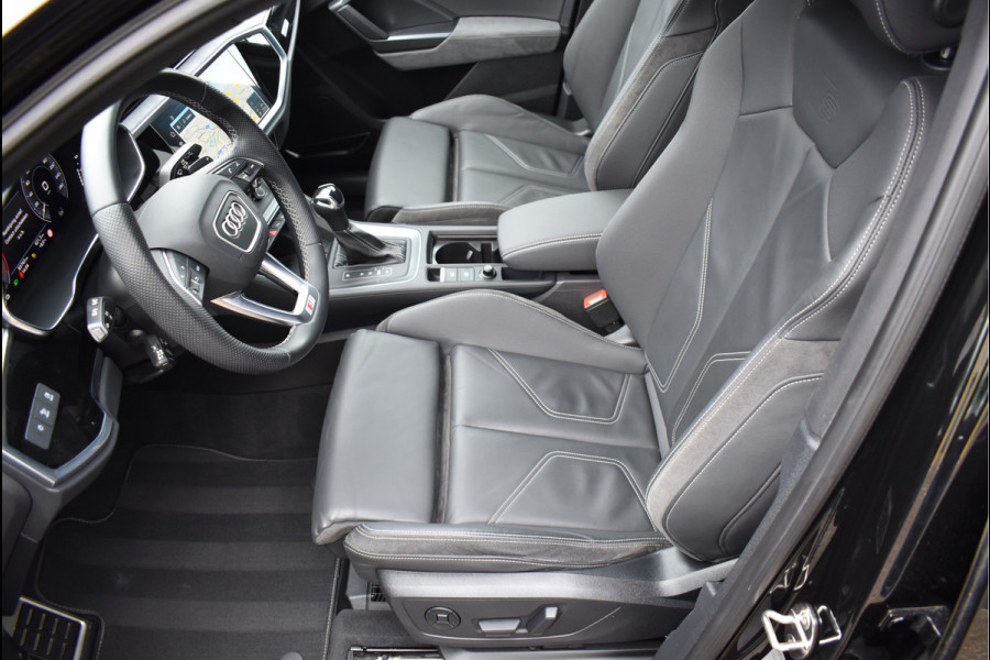 Audi Q3 Sportback 45 TFSI e S-Line Black Ed 245 Pk Memory Vol Leder B&O Matrix Sfeer ACC Keyless Trekhaak 20 Inch