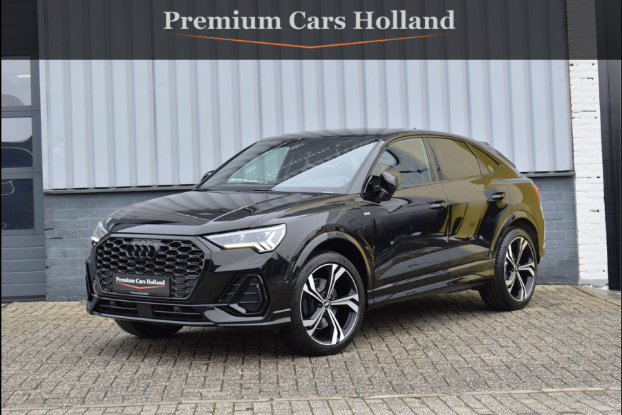 Audi Q3 Sportback 45 TFSI e S-Line Black Ed 245 Pk Memory Vol Leder B&O Matrix Sfeer ACC Keyless Trekhaak 20 Inch