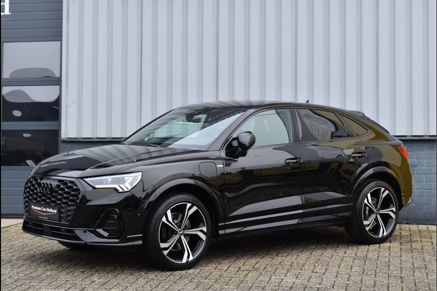 Audi Q3 Sportback 45 TFSI e S-Line Black Ed 245 Pk Memory Vol Leder B&O Matrix Sfeer ACC Keyless Trekhaak 20 Inch