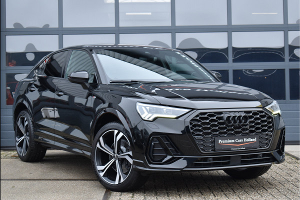 Audi Q3 Sportback 45 TFSI e S-Line Black Ed 245 Pk Memory Vol Leder B&O Matrix Sfeer ACC Keyless Trekhaak 20 Inch