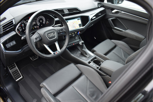 Audi Q3 Sportback 45 TFSI e S-Line Black Ed 245 Pk Memory Vol Leder B&O Matrix Sfeer ACC Keyless Trekhaak 20 Inch