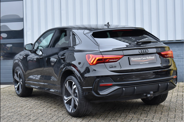Audi Q3 Sportback 45 TFSI e S-Line Black Ed 245 Pk Memory Vol Leder B&O Matrix Sfeer ACC Keyless Trekhaak 20 Inch