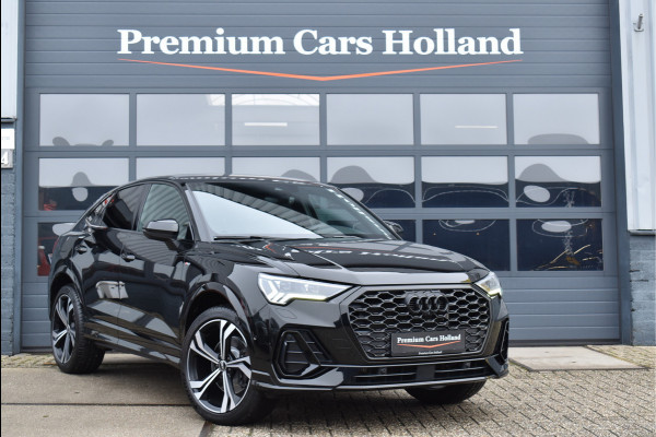 Audi Q3 Sportback 45 TFSI e S-Line Black Ed 245 Pk Memory Vol Leder B&O Matrix Sfeer ACC Keyless Trekhaak 20 Inch