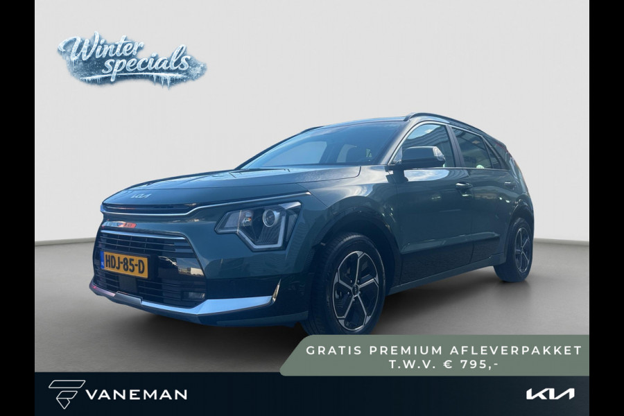 Kia Niro 1.6 GDi Hybrid DynamicLine | Climate Control | Automaat | Adapt. Cruise | Navi | Carplay/Android Auto | Half-Leder |