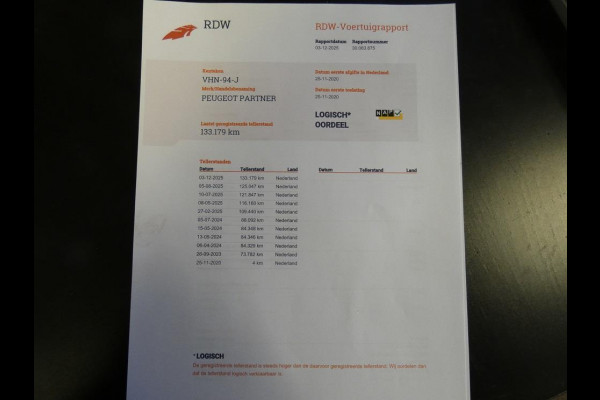 Peugeot Partner 1.5 BlueHDI Premium*3zits*navi leder*18 inch