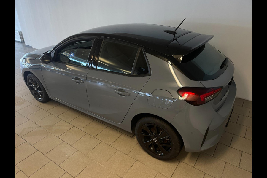 Opel Corsa 1.2 Turbo Hybrid GS AUTOMAAT AIRCO NAVI CRUISE BLUETOOTH APPLE CARPLAY ELEK RAMEN CENT VERG VELGEN ZWART DAK NIEUWSTAAT