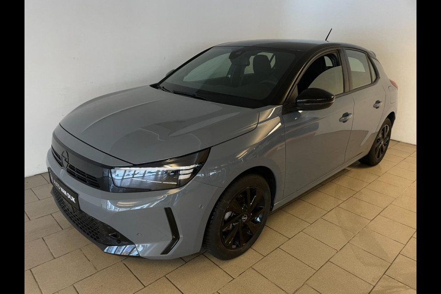 Opel Corsa 1.2 Turbo Hybrid GS AUTOMAAT AIRCO NAVI CRUISE BLUETOOTH APPLE CARPLAY ELEK RAMEN CENT VERG VELGEN ZWART DAK NIEUWSTAAT