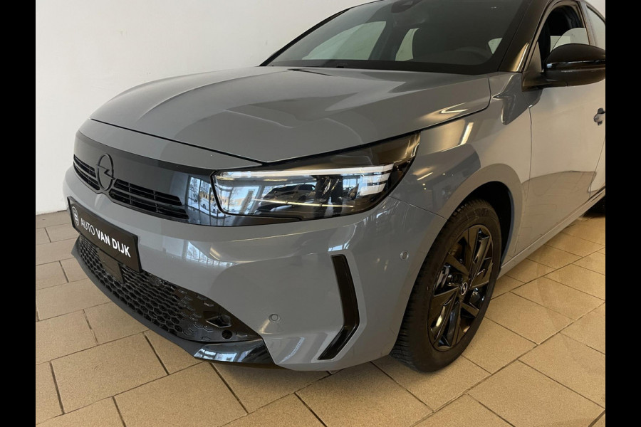 Opel Corsa 1.2 Turbo Hybrid GS AUTOMAAT AIRCO NAVI CRUISE BLUETOOTH APPLE CARPLAY ELEK RAMEN CENT VERG VELGEN ZWART DAK NIEUWSTAAT