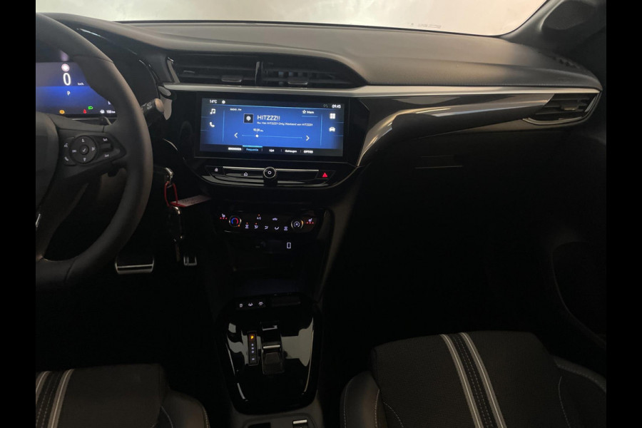 Opel Corsa 1.2 Turbo Hybrid GS AUTOMAAT AIRCO NAVI CRUISE BLUETOOTH APPLE CARPLAY ELEK RAMEN CENT VERG VELGEN ZWART DAK NIEUWSTAAT