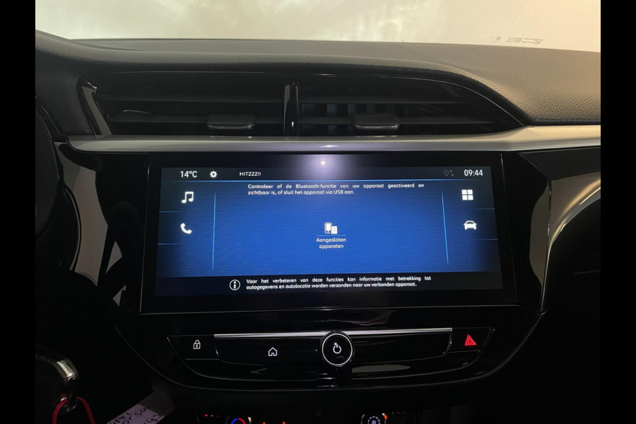 Opel Corsa 1.2 Turbo Hybrid GS AUTOMAAT AIRCO NAVI CRUISE BLUETOOTH APPLE CARPLAY ELEK RAMEN CENT VERG VELGEN ZWART DAK NIEUWSTAAT