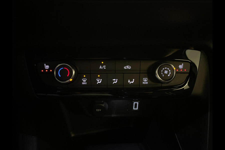 Opel Corsa 1.2 Turbo Hybrid GS AUTOMAAT AIRCO NAVI CRUISE BLUETOOTH APPLE CARPLAY ELEK RAMEN CENT VERG VELGEN ZWART DAK NIEUWSTAAT