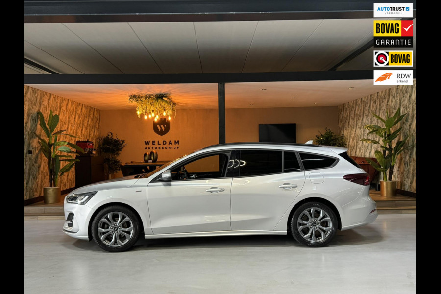 Ford Focus Wagon 1.0 EcoBoost Hybrid ST Line Garantie StuurVW StoelVW Carplay Keyless Clima Led Navi Rijklaar