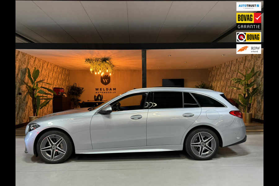 Mercedes-Benz C-Klasse Estate 300 e AMG Line Garantie Trekhaak Massage Pano Ambient 360 Blindspot Elek Achterklep StuurVW Rijklaar