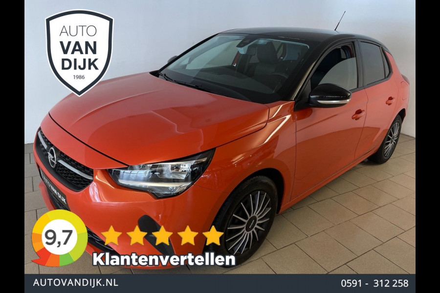 Opel Corsa 1.2 Edition AIRCO NAVI VIA APP CRUISE BLUETOOTH ZWART DAK VELGEN ELEK RAMEN CENT VERG ZEER NETTE AUTO
