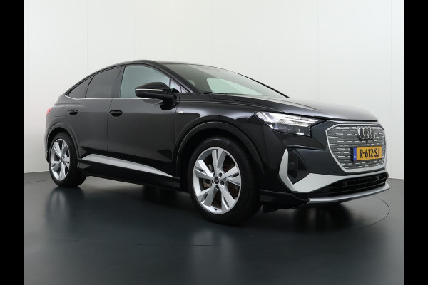 Audi Q4 Sportback e-tron 45 quattro S LINE 77 kWh SOH 91% VERLENGDE FABRIEKSGARANTIE T/M 9-2027 | ELECTR ACHTERKLEP | SONOS AUDIO | CAMERA | ELECTR ACHTERKLEP | RIJKLAARPRIJS INCL. 12 MND BOVAG GARANTIE|