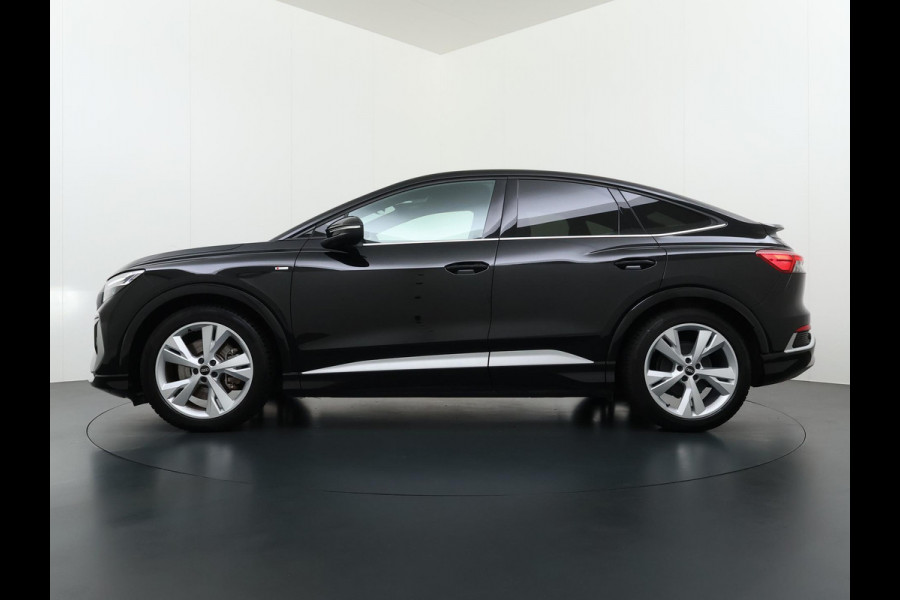 Audi Q4 Sportback e-tron 45 quattro S LINE 77 kWh SOH 91% VERLENGDE FABRIEKSGARANTIE T/M 9-2027 | ELECTR ACHTERKLEP | SONOS AUDIO | CAMERA | ELECTR ACHTERKLEP | RIJKLAARPRIJS INCL. 12 MND BOVAG GARANTIE|