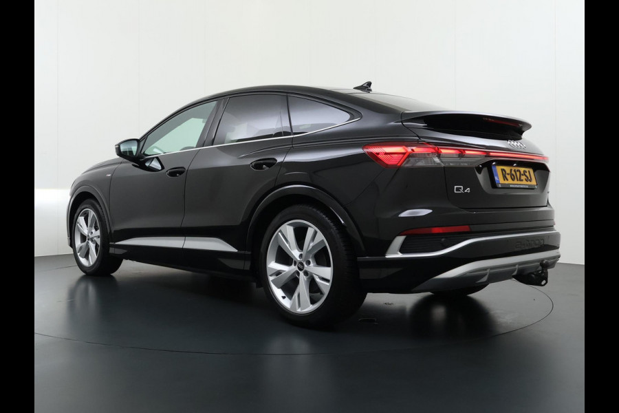 Audi Q4 Sportback e-tron 45 quattro S LINE 77 kWh SOH 91% VERLENGDE FABRIEKSGARANTIE T/M 9-2027 | ELECTR ACHTERKLEP | SONOS AUDIO | CAMERA | ELECTR ACHTERKLEP | RIJKLAARPRIJS INCL. 12 MND BOVAG GARANTIE|