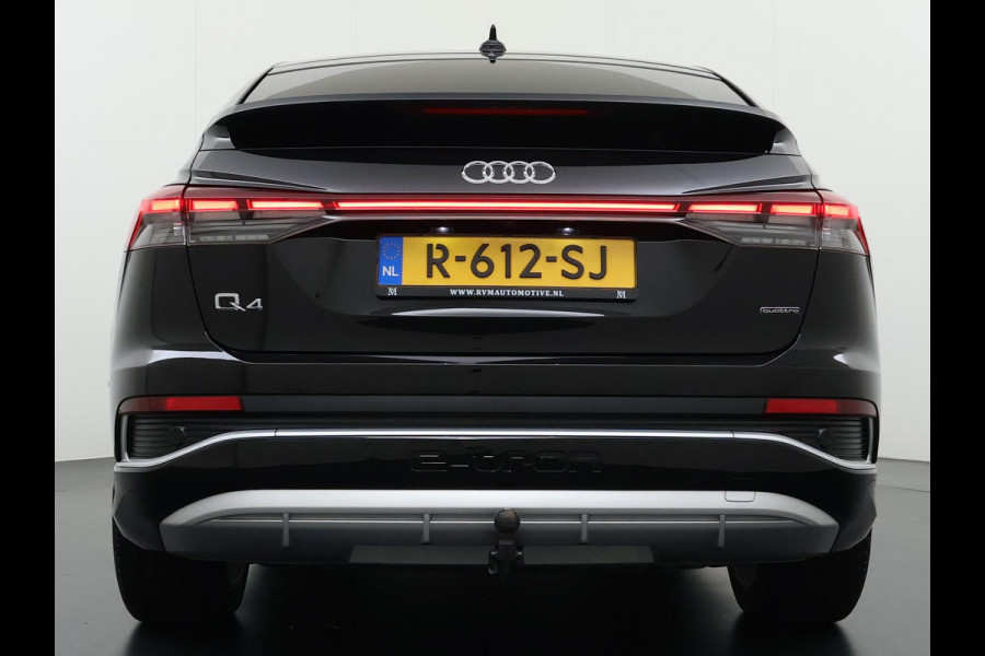 Audi Q4 Sportback e-tron 45 quattro S LINE 77 kWh SOH 91% VERLENGDE FABRIEKSGARANTIE T/M 9-2027 | ELECTR ACHTERKLEP | SONOS AUDIO | CAMERA | ELECTR ACHTERKLEP | RIJKLAARPRIJS INCL. 12 MND BOVAG GARANTIE|