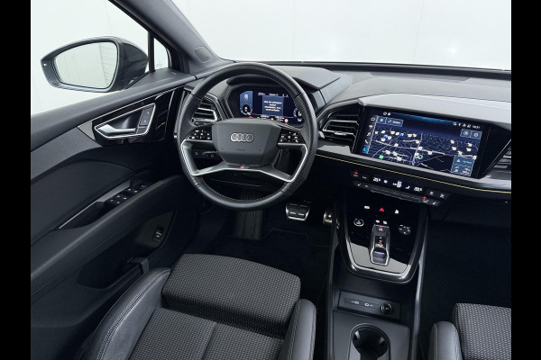 Audi Q4 Sportback e-tron 45 quattro S LINE 77 kWh SOH 91% VERLENGDE FABRIEKSGARANTIE T/M 9-2027 | ELECTR ACHTERKLEP | SONOS AUDIO | CAMERA | ELECTR ACHTERKLEP | RIJKLAARPRIJS INCL. 12 MND BOVAG GARANTIE|