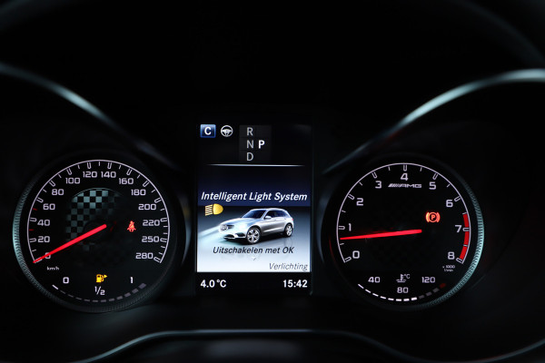 Mercedes-Benz GLC AMG 43 4-Matic | 367PK | Head-up | Luchtvering | Designo | Keyless-go | Distronic+ | ILS | Sfeerverlichting | 2018.