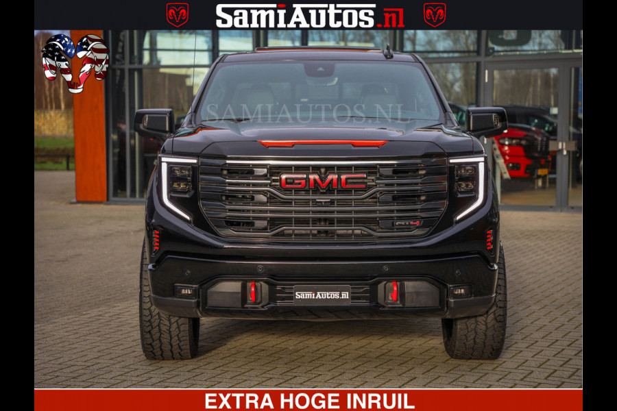 GMC Sierra AT4 6.2 V8 | Alle opties | VIRTUAL COCKPIT | DC | RAM DEALER NEDERLAND | Dubbele Cabine met Royale 5 Zitplaatsen | BPM vrij | Nu Leverbaar uit Voorraad | Voorraad Nr 238919 |